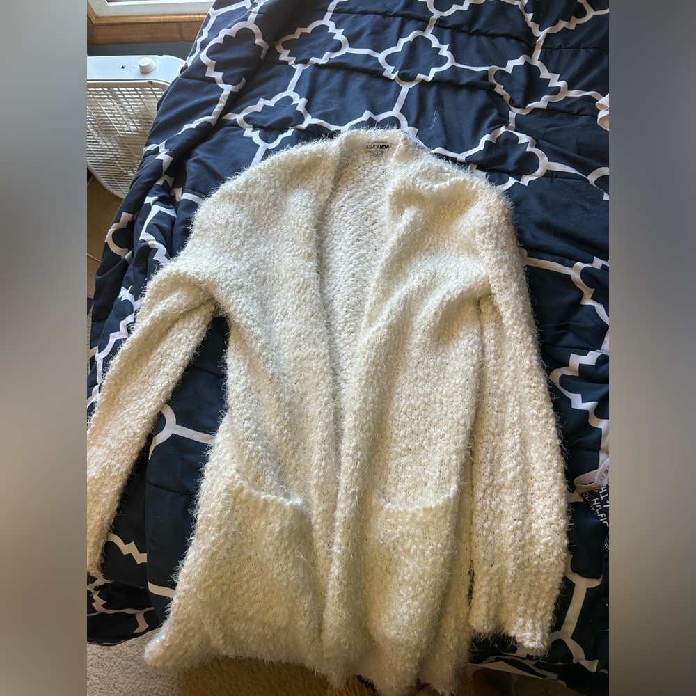 Fashion nova small fluffy cardigan
